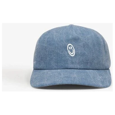 Rotholz Denim Floppy Cap mit Smiley Stick