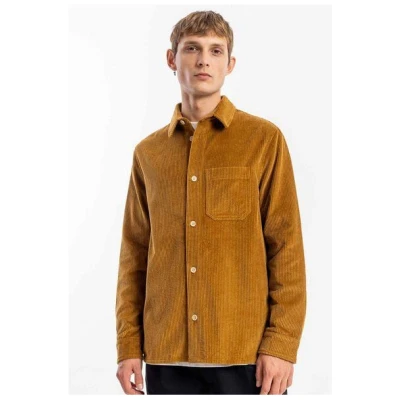Rotholz Kord Hemd - Casual Shirt - aus biologisch angebauter Baumwolle