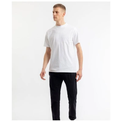 Rotholz T-Shirt mit breitem Kragen aus Bio-Baumwolle