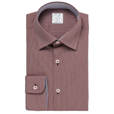 SKOT Fashion Nachhaltige Langarm Herren Hemd Checkered 100% bio