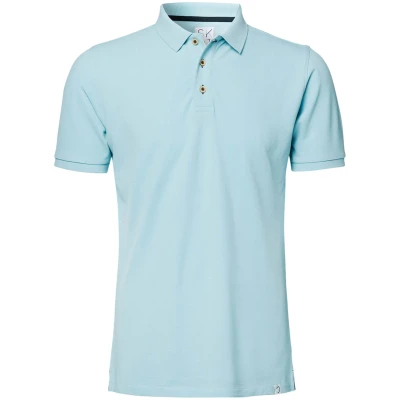 SKOT Herren vegan Polo Crystal Blue