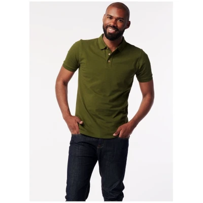 SKOT Herren vegan Polo Forest Green