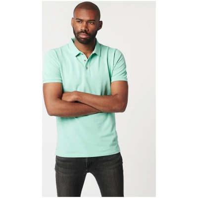 SKOT Herren vegan Polo Green Sapphire