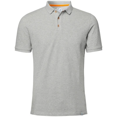 SKOT Herren vegan Polo Grey Melange
