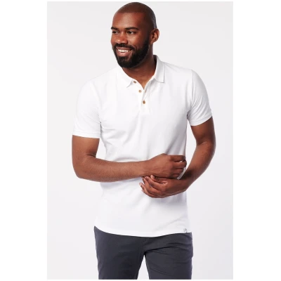 SKOT Herren vegan Polo Real White