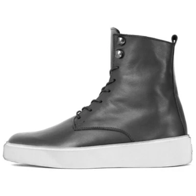 SORBAS '96v vegane Boots aus recycling Kunstleder Schwarz