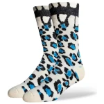 SOXN LEO WEIß / Leo Socken / Bio-Baumwolle
