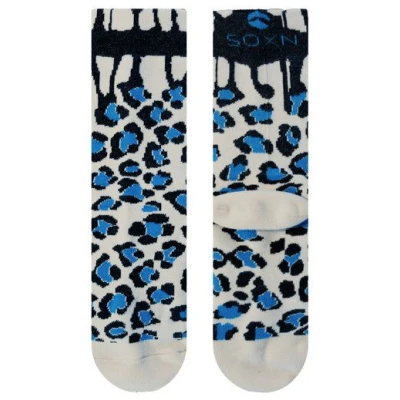 SOXN LEO WEIß / Leo Socken / Bio-Baumwolle
