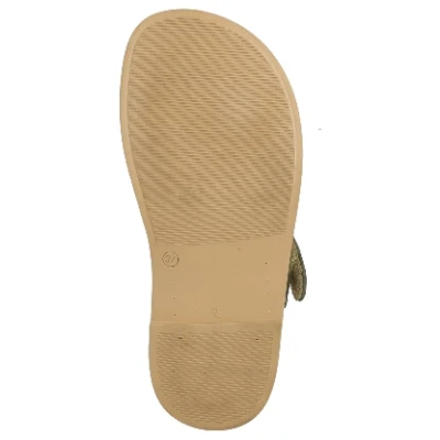 Sandale aus Bio-Leder, oliv 37