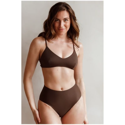 Savara Intimates Damen vegan Bikinioberteil Jasmine Braun Rosa