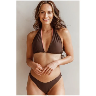 Savara Intimates Damen vegan Bikinioberteil Lovelli Braun Rosa