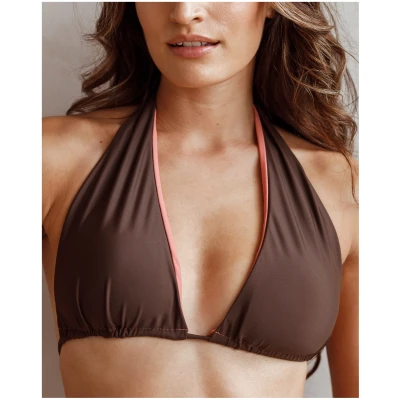 Savara Intimates Damen vegan Bikinioberteil Lovelli Braun Rosa
