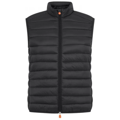 Save the Duck - Women's Charlotte - Kunstfaserweste Gr 00 - XXS schwarz/grau