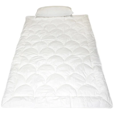 Schlafset für Erwachsene Cellulosefasern Bettdecke 135x200cm, Kopfkissen 40x80cm