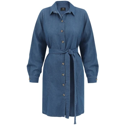 Shirt Dress Dark Denim