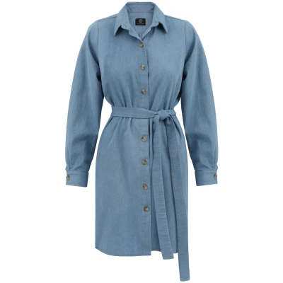 Shirt Dress Light Denim