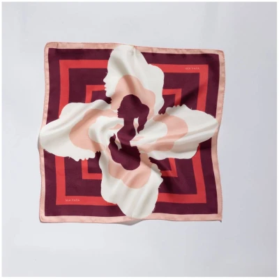 Silk Scarf - Dark Red