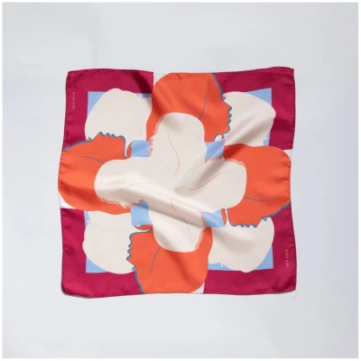 Silk Scarf - Red Orange