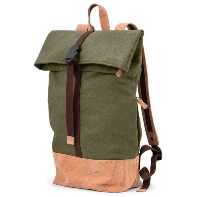 Simaru Waterproof Roll-Top Rucksack aus Kork