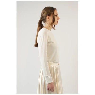 SinWeaver alternative fashion Brautoberteil schlicht langarm mit Zierschleifen