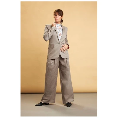Skrabak Blazer "Emil" aus Bio-Baumwolle in grau
