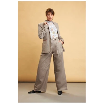 Skrabak Blazer "Emil" aus Bio-Baumwolle in grau