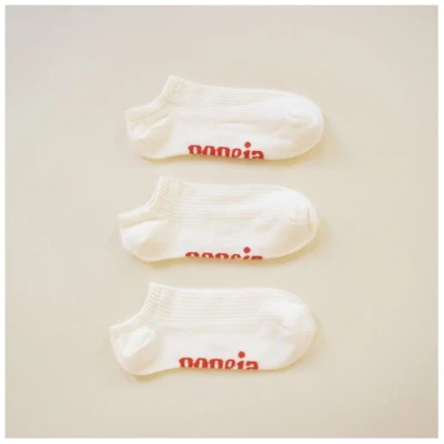 Sneakersocken 3er-Set "popeia" aus Bio-Baumwolle
