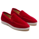 Solari Milano Veganer Samt-Loafer - Damen