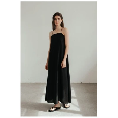Sonho Stories Langes, rückenfreies Kleid zum Binden
