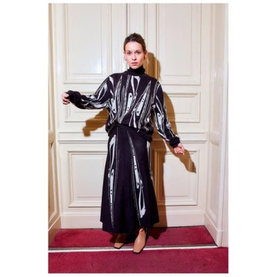 Sophia Schneider-Esleben Rock Lilly Strick, TEE Big aus Merino Wolle RWS
