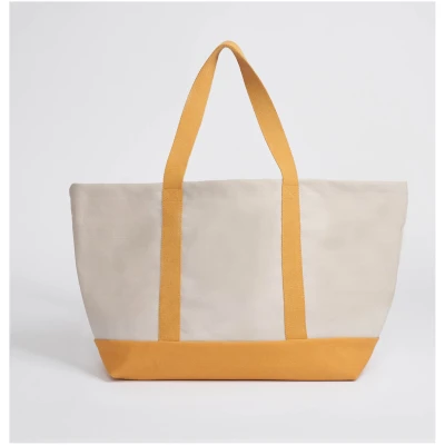 Souleway Damen vegan Beach Bag Sand/Mustard