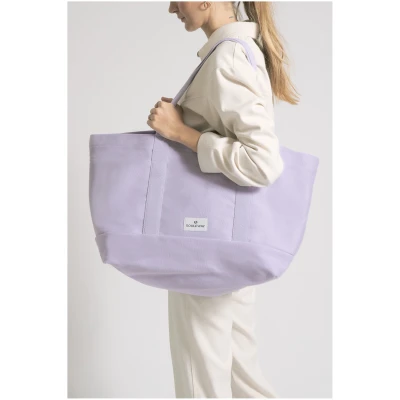 Souleway Damen vegan Beach Bag Soft Lavender