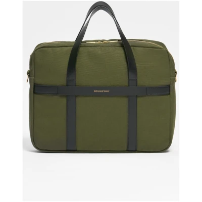 Souleway Damen vegan Laptop Bag Dark Olive