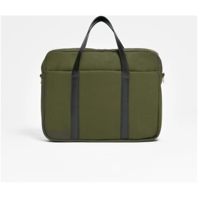 Souleway Damen vegan Laptop Bag Dark Olive