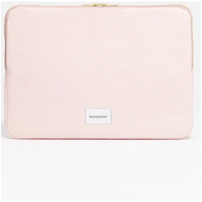 Souleway Damen vegan Laptop Sleeve Blush Pink