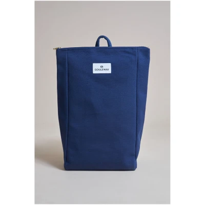 Souleway Herren vegan Rucksack Simple L Marineblau