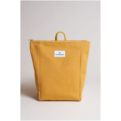 Souleway Herren vegan Rucksack Simple S Senfgelb