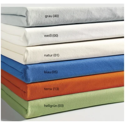 Spannbettlaken Bio-Baumwolle Jersey hellgrün Gr.2 (90x190x18-100x200x18 cm)