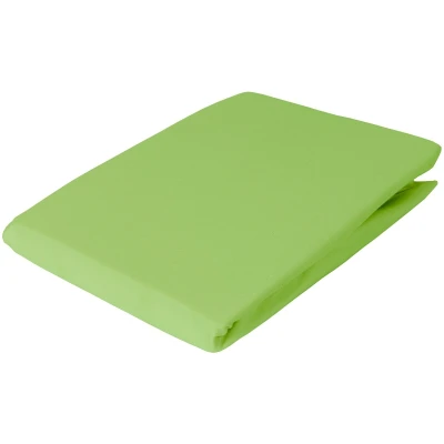 Spannbettlaken Bio-Baumwolle apfelgrün 60x120 cm / 70x140 cm