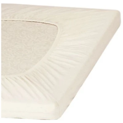 Spannbettlaken Bio-Jersey für Beistellbett, natur 55 x 88 cm