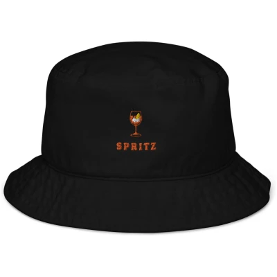 Spritz - Organic Embroidered Bucket Hat - Multiple Colors