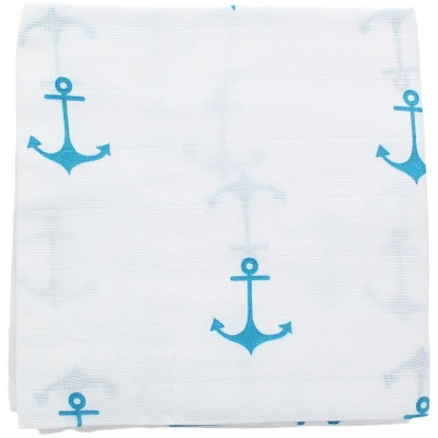Spucktücher Bio-Baumwolle 3er-Set Blue Maße 75 x 75 cm