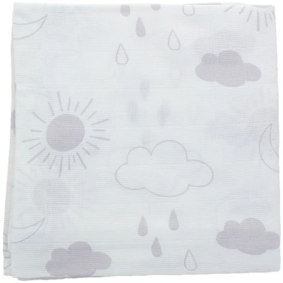 Spucktücher Bio-Baumwolle 3er-Set Grey Maße 75 x 75 cm