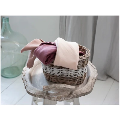 Spucktücher Bio-Baumwolle 3er Set "Mauve" Maße 75 x 75 cm