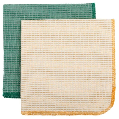 Spültücher 2er Set grün / beige