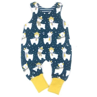 Sternchenwolke BIO Strampler "Winter Lama"