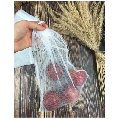 Stoffretter Gemüse- / Obstbeutel 3er Set Flora