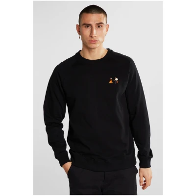 Sweatshirt Malmoe Camping Schwarz
