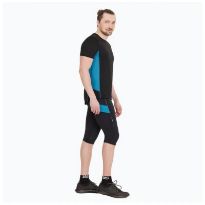 TAO Sportswear Atmungsaktive Herren 3/4-Lauftight Pontus mit Gesäßtasche