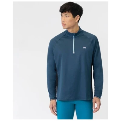 TAO Sportswear Warmes, besonders atmungsaktives Herren Laufshirt ARIS mit Mesh-Einsatz